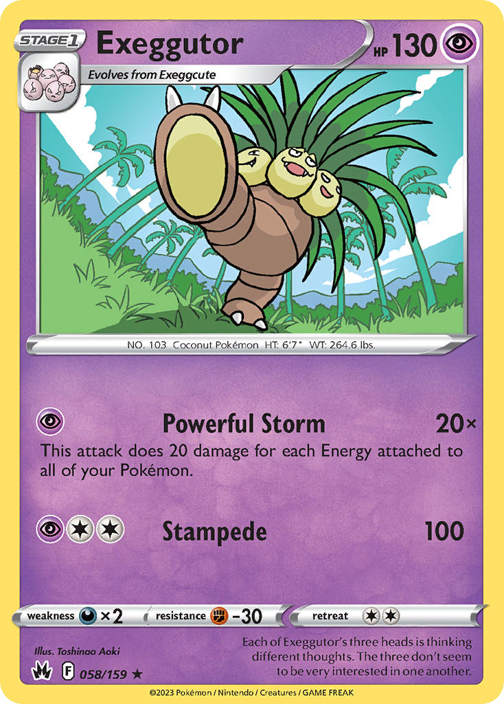 Exeggutor - 058/159 - Scroll and Circuit Games